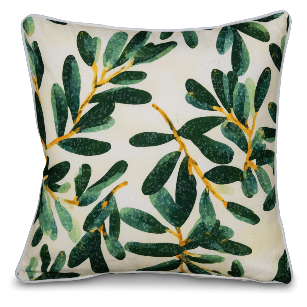 Bondi Olive Garden - Piped Out-Door Cushion