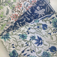 Block-Printed Cotton Tablecloths - Rectangular