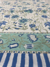Block-Printed Cotton Tablecloths - Rectangular