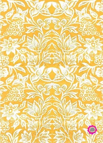 Anna Chandler Tea Towel Spice Island Saffron