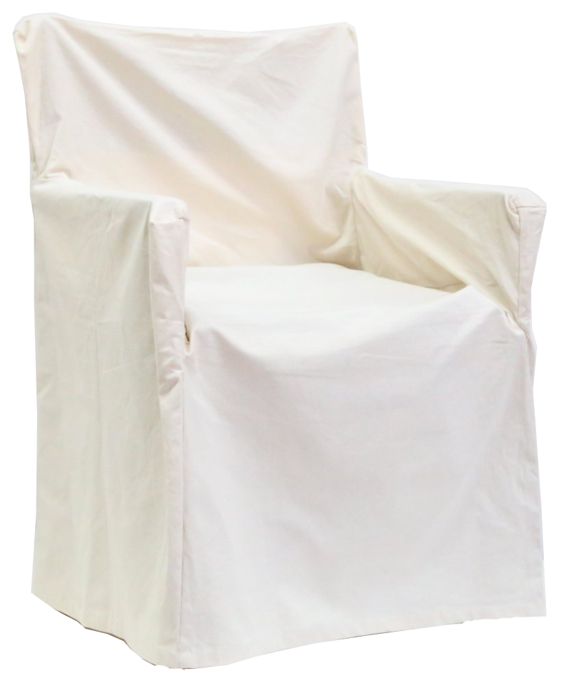 Director's Chair Cover - Canvas Off White