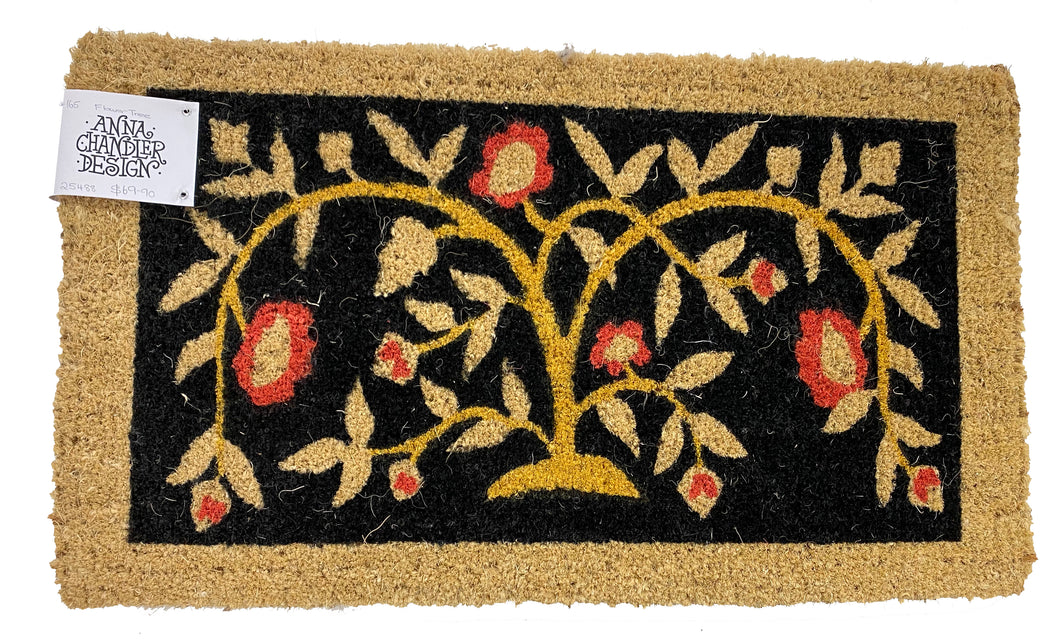 Anna Chandler Doormat - Flower Tree