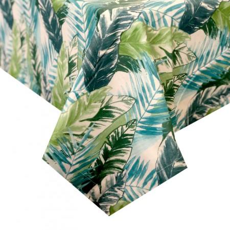 Forest Foliage Coated Tablecloth