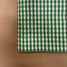 Gingham Green Check Cotton Tablecloth