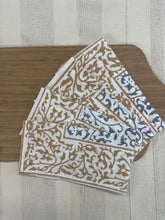 Golden Vines Hand-Printed Napkins