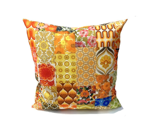 Anna Chandler 70's Orange Out-door Cushion