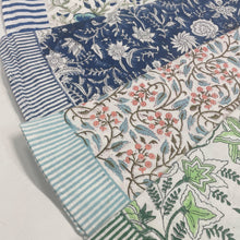 Block-Printed Cotton Tablecloths - Round