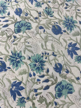 Block-Printed Cotton Tablecloths - Round