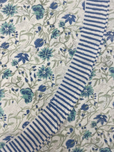Block-Printed Cotton Tablecloths - Round