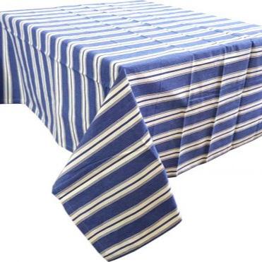 Bahamas Striped Cotton Tablecloth