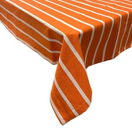Bora Bora Orange Cotton Tablecloth