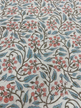 Block-Printed Cotton Tablecloths - Round
