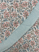 Block-Printed Cotton Tablecloths - Round