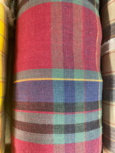 Ambika Check Fabric - Multiple Colours