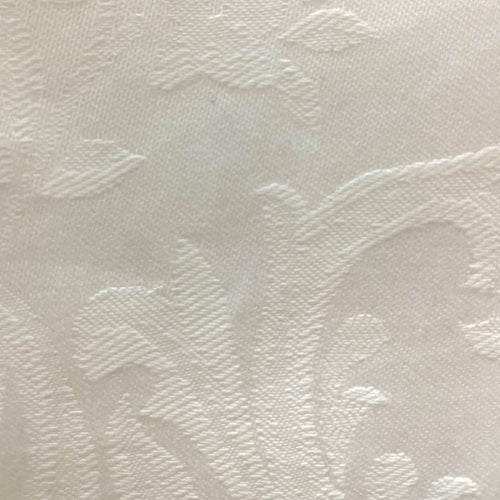 Damask Tablecloth - White
