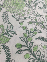 Block-Printed Cotton Tablecloths - Round