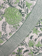 Block-Printed Cotton Tablecloths - Round