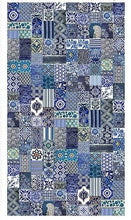 Anna Chandler Canvas Tablecloth Blue Nomad - 140 x 250cm