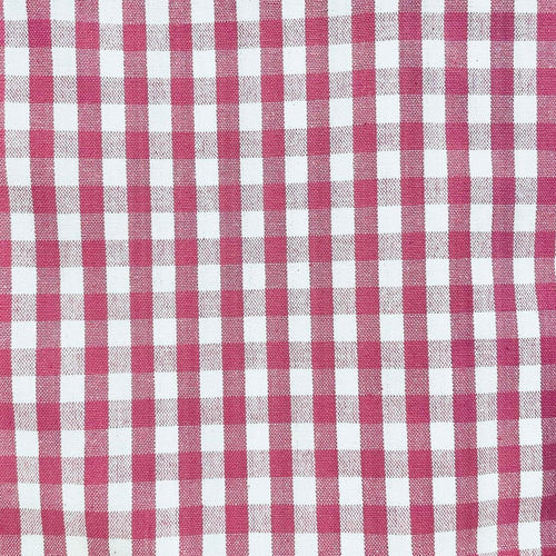 Gingham Pink Check Cotton Tablecloth