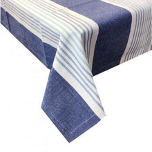 Seagull Blue Cotton Tablecloth