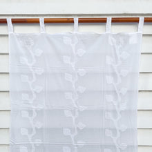 Applique Tab-Top Curtain