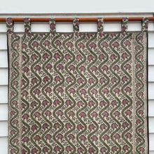 Indian Tab-Top Curtain - Gardenia