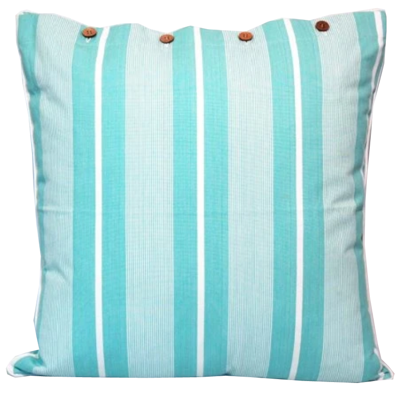 Finley Sea Green Cotton Cushion Cover