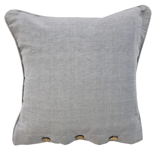 Grey Cotton Cushion Cover