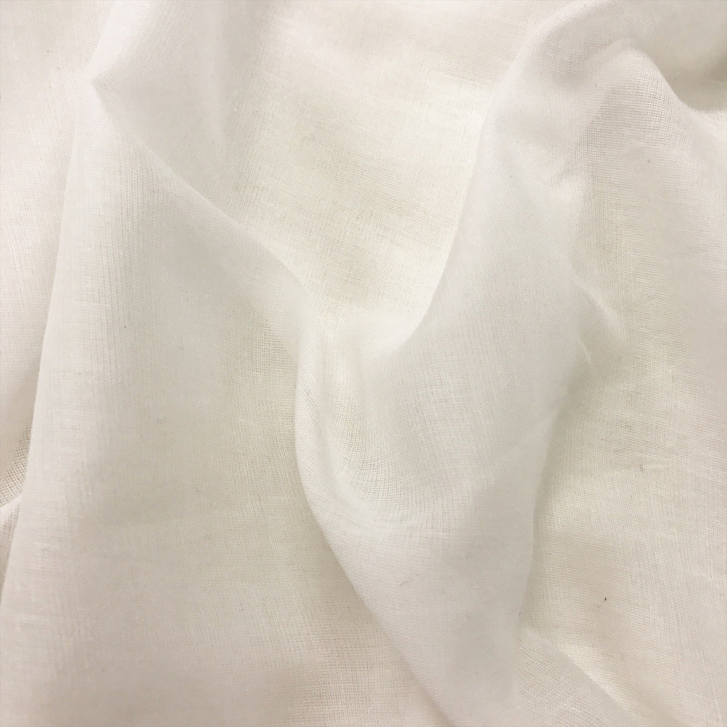 White Muslin Fabric