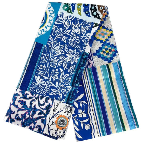 Anna Chandler Canvas Table Runner Blue Nomad