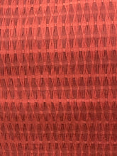 Orange Seersucker Cotton Bedspread