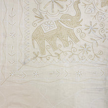 Calico Gold Embroided Bedspread