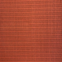 Orange Seersucker Cotton Bedspread