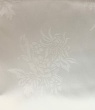 White Damask Fabric 180cm