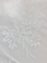 White Damask Fabric 180cm