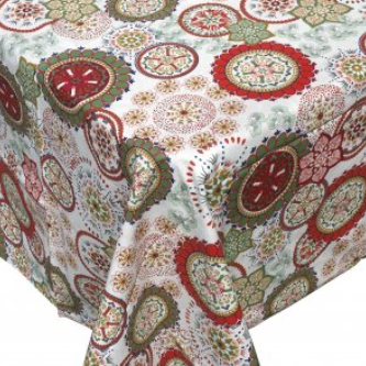 Wildflower Red Stain Proof Tablecloth