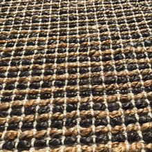 Deep Grey Iris Jute Rug