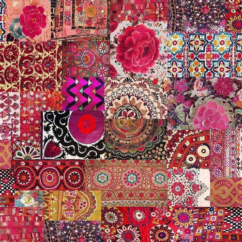 Anna Chandler Pink Embroidery Tablecloth - 140 x 250cm