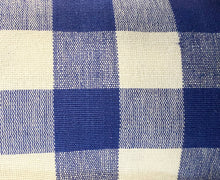 Big Blue Gingham Fabric