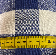 Big Blue Gingham Fabric