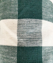 Big Green Gingham Fabric