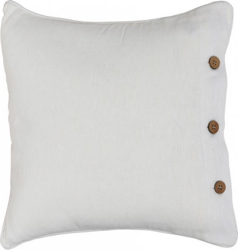 Off-White Cotton Cushion Cover