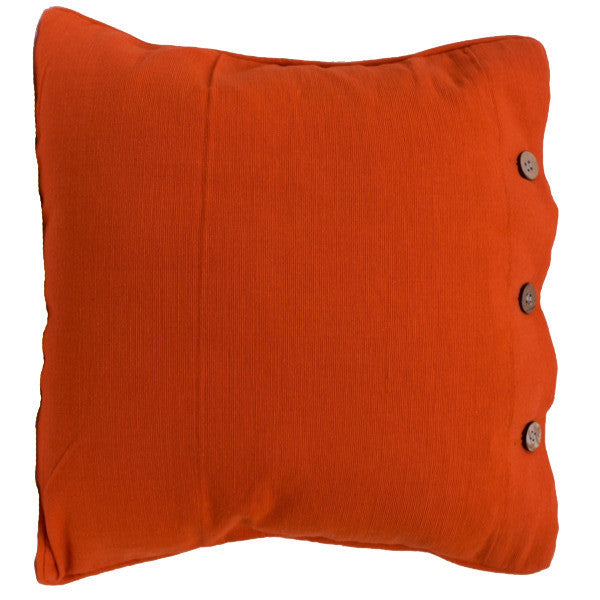 Orange Cotton Cushion Cover
