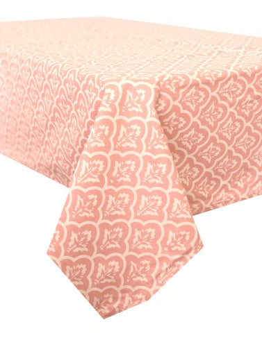 Jaipur Dusky Rose Stain Proof Tablecloth