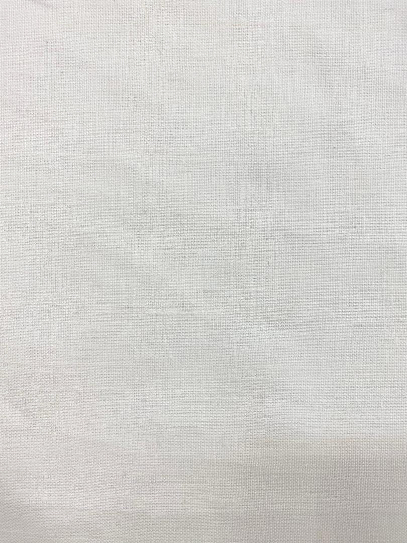 Linen - White Fabric - Linda