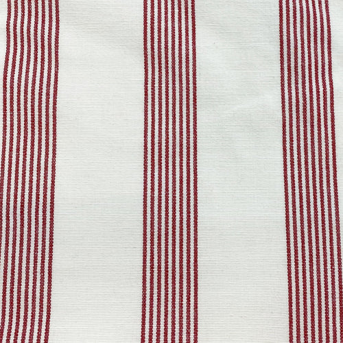 Multi Stripe Fabric- Reddy Red