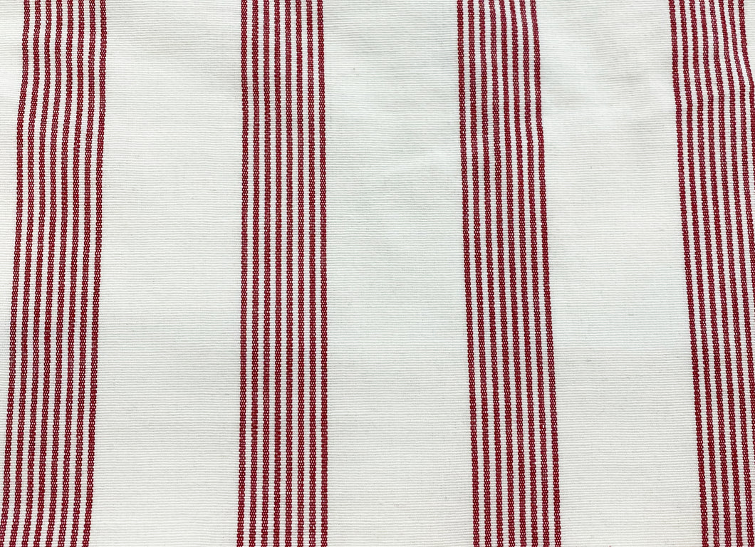 Multi Stripe Fabric- Reddy Red