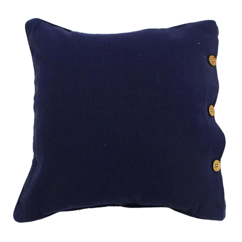 Navy Cotton Cushion Cover