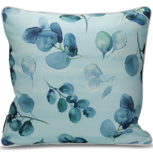 Bondi Olive Twist 1 - Piped Outdoor Cushion