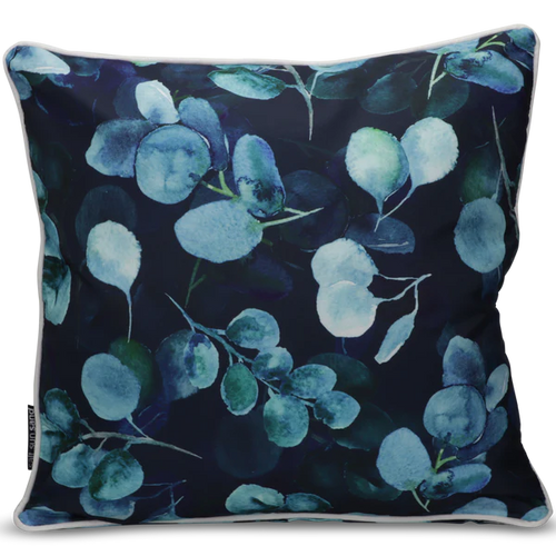 Bondi Olive Twist 2 - Piped Outdoor Cushion